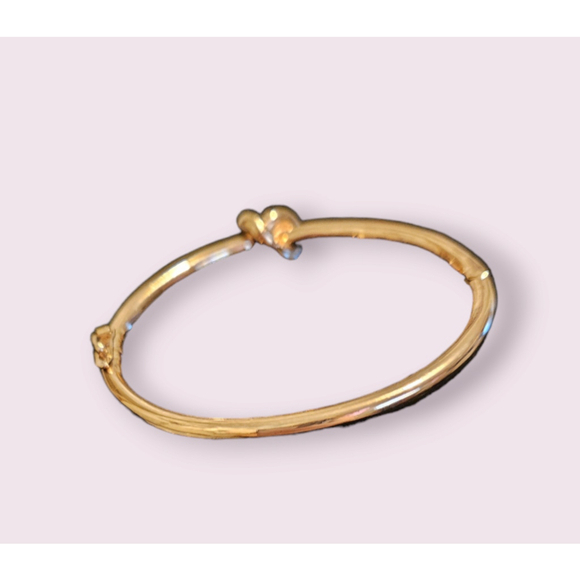 Kate Spade Rose Gold Sailor Knot Bangle Bracelet - Picture 4 of 8